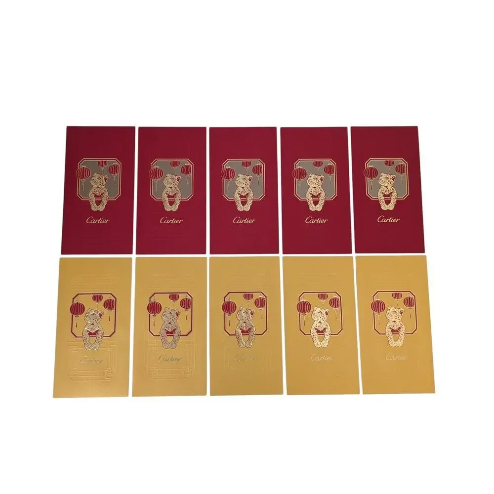 2026 Cartier Red Envelopes Lunar New Year Year of the Horse Chinese 10x Panthere